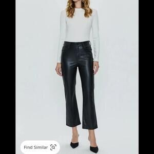 Pistola Revolve Faux Leather Pants, size 31